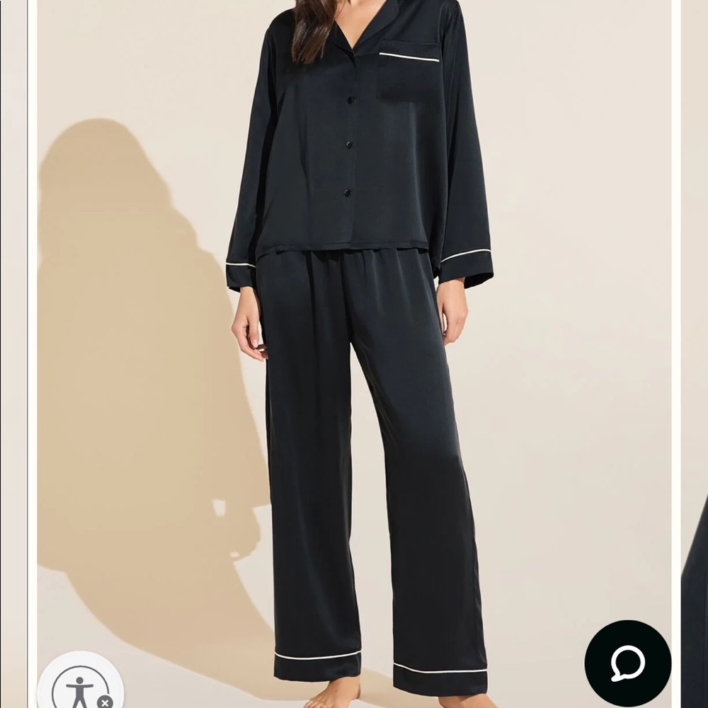 Inez Washable Silk Long Pj Set
